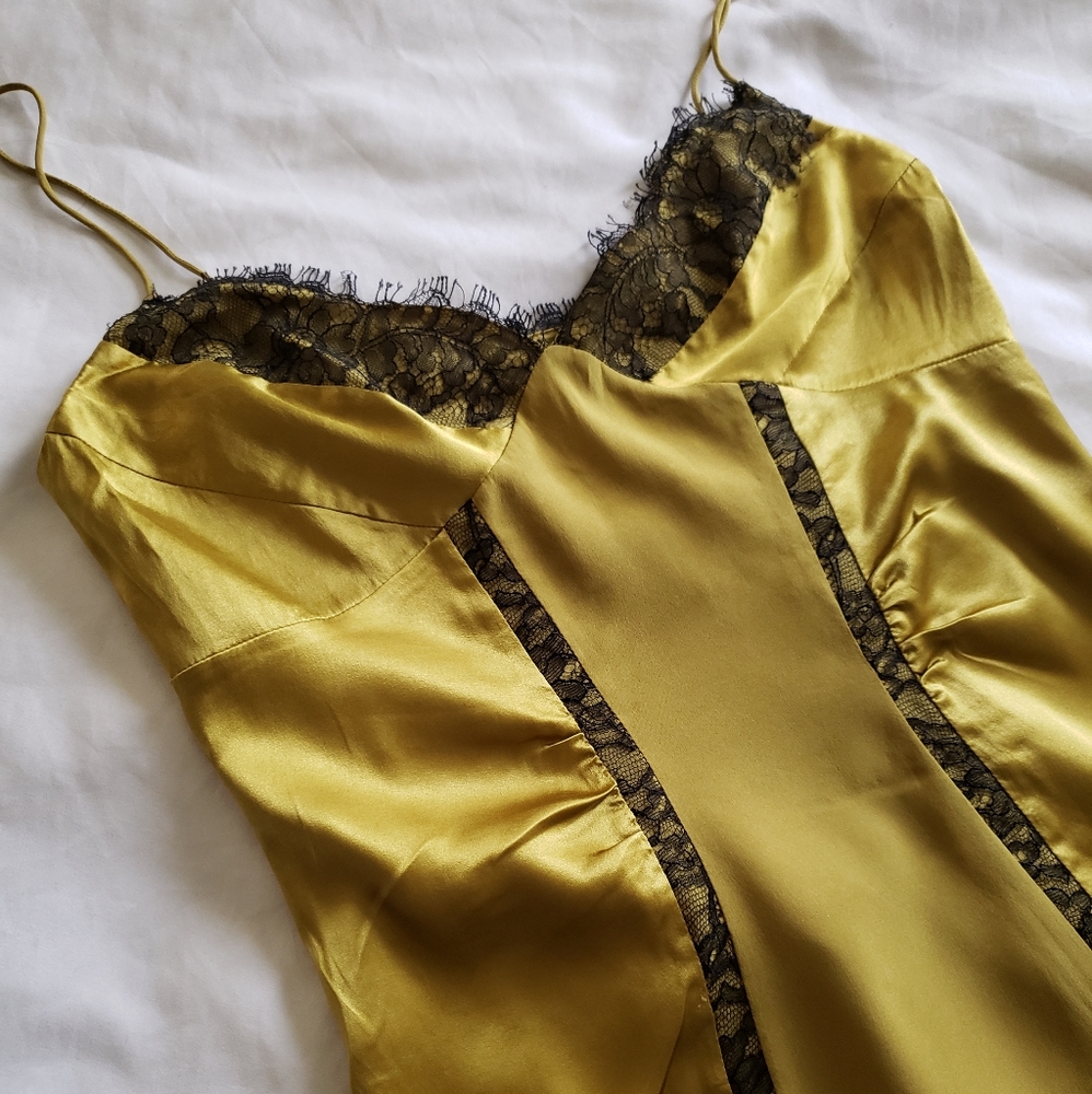 DVF Dijon Kenmare golden yellow Camisole